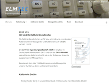 Tablet Screenshot of elmtec.de